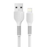 Cable de Datos ROCA TO GO   USB A a Lightning  100cm  2.4A  Blanco - Imagen 2