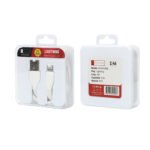 Cable de Datos ROCA TO GO   USB A a Lightning  100cm  2.4A  Blanco - Imagen 3