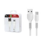 Cable de Datos ROCA TO GO   USB A a USB C  100cm  2.4A  Blanco