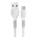 Cable de Datos ROCA TO GO   USB A a USB C  100cm  2.4A  Blanco - Imagen 3