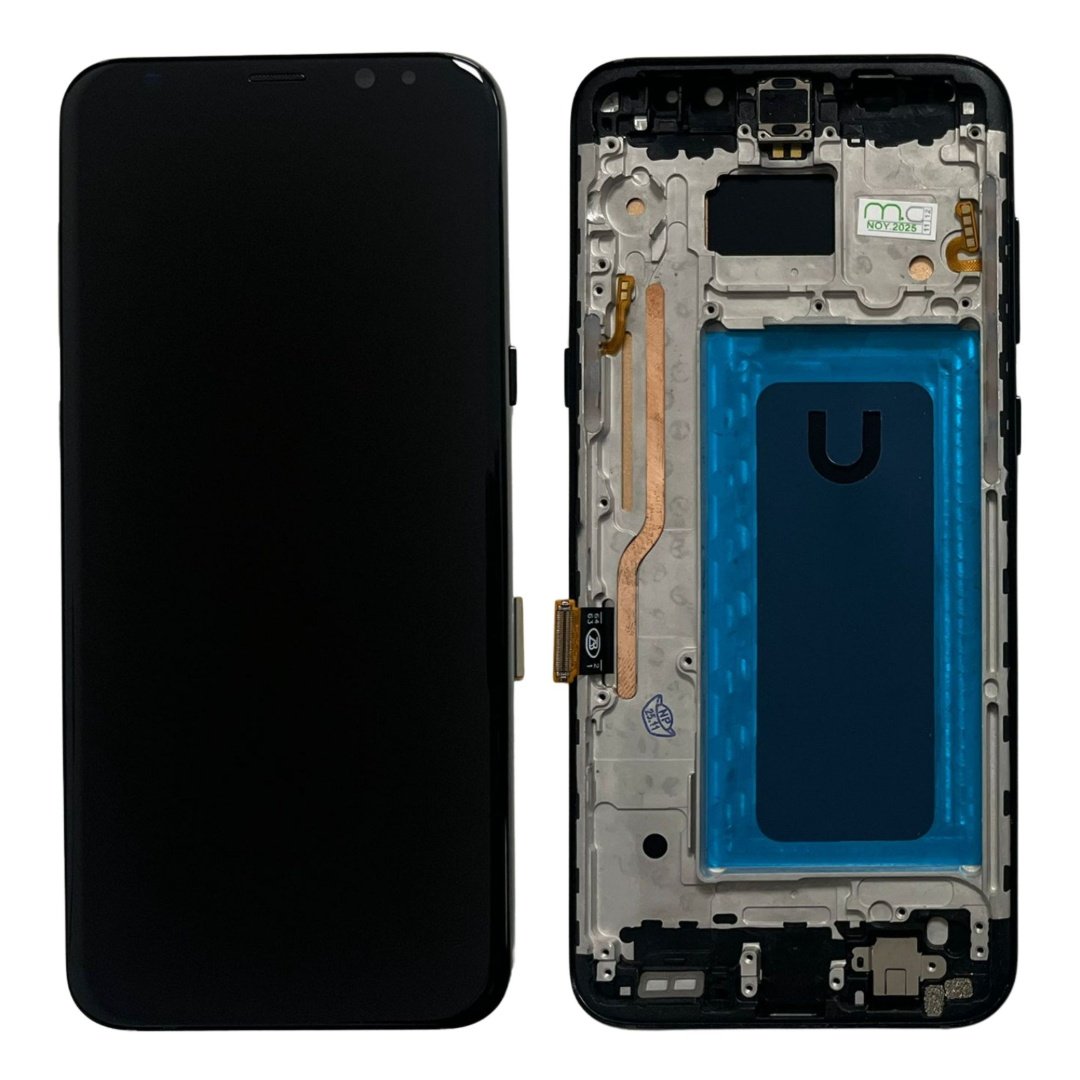 dlimgs.php_-81.jpg Display Samsung G955/S8 Plus 6.1" Comp. c/Marco Negro (GH97-20470A) Incell - Imagen 1