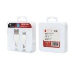 Cable de Datos ROCA TO GO   USB A a microUSB  100cm  2.4A  Blanco - Imagen 3
