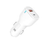 Cargador Inteligente Auto ROCA TO GO 20W+QC 3.0    USB A QC 3.0 + USB C/PD (sin Cable) - Imagen 2