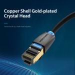 Cable de Red   Cat.8 SSTP / 1M / Negro  IKABF  Vention - Imagen 9
