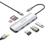 Estación de Acoplamiento 7 en 1   USB-C a HDMI/USB 3.0x3/SD/TF/PD / Gris / 0.15M  TOJHB  Vention - Imagen 2