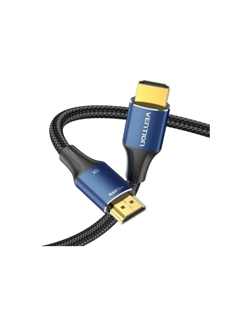 dlimgs.php_-8230.jpg Cable HDMI Macho/Macho HD Cordón / 8K / 2M / Aluminio Azul ALGLH Vention - Imagen 1