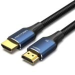 Cable HDMI Macho/Macho HD   Cordón / 8K / 2M / Aluminio Azul  ALGLH  Vention - Imagen 2