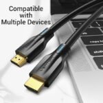 Cable HDMI 2.1   8K / 1M / Negro  AANBF  Vention - Imagen 13
