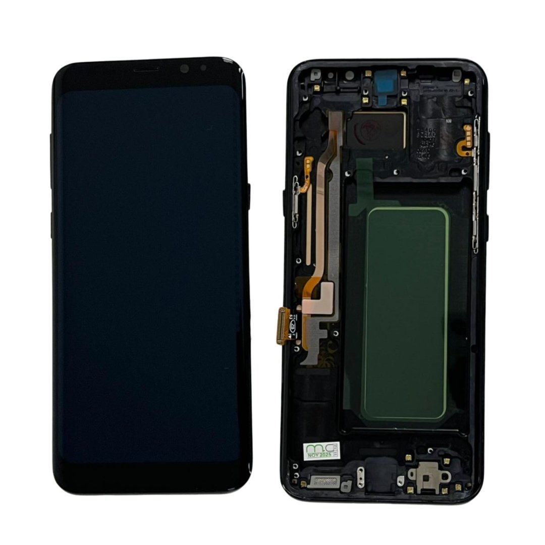 dlimgs.php_-83.jpg Display Samsung G955/S8 Plus 6.0" Comp. c/Marco Negro (GH97-20470A) OLED - Imagen 1