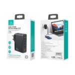 Cargador de Pared Rápido T50   100W  4 puertos GaN  Negro  CC163  USAMS - Imagen 2
