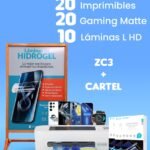 Pack RockSpace ZC3 + 8 Pack S HD+ 1 Pack L HD +1 Pack Imprimible +1 Pack S Gaming Matte