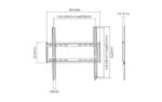 KL22-44F - Soporte TV/Monitor   Fijo  Hasta 55"/ 35kg  Brateck