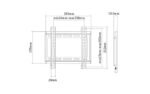 KL22-22F - Soporte TV/Monitor   Fijo  Hasta 42"/ 35kg  Brateck
