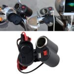 Cargador para manillar de Moto   12V + USB - Imagen 4
