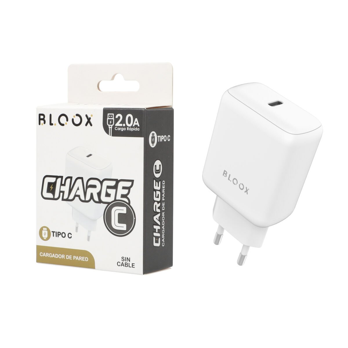 Cargador BLOOX 20W   USB C  Sin Cable (BL-TCA-20W) - Imagen 2