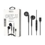 Manos Libres Stereo ROCA Out_U   Lightning  Negro (tipo iPhone)  Universal - Imagen 3