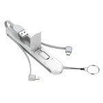 Cable de Datos LC130   Micro USB / Tipo C / Lightning   3 en 1  45cm  3.8A  LDNIO - Imagen 2