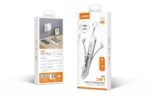 Cable de Datos LC130   Micro USB / Tipo C / Lightning   3 en 1  45cm  3.8A  LDNIO - Imagen 3
