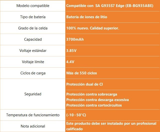 dlimgs.php_-870.jpg Batería para Samsung G935/S7 Edge EB-BG935ABE ORYRO - Imagen 1
