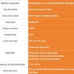 Batería para Samsung A205/A305/A505   4000mAh  EB-BA750ABU  ORYRO