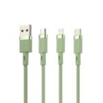 Cable de Datos ROCA   VITACOR  USB a Micro USB  TPE/2.1A/100cm  Verde - Imagen 2