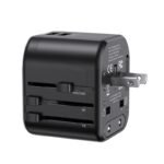 Cargador de viaje T55   10W  2 USB  Negro  CC173  USAMS
