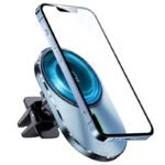 Cargador Auto Magnético 15W   Inalámbrico  Ultra delgado  Con soporte para Ventilación  Gris  CD170  USAMS - Imagen 2