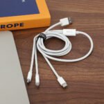 Cable de Datos ROCA   mulTIPy  3en1  120cm  2.4A  microUSB/USB C/Lightning (sólo carga) Blanco - Imagen 5
