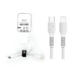 Cable de Datos ROCA   PD  USB C a Lightning  20cm  3A  27W  Blanco - Imagen 3
