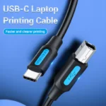 Cable de Impresora USB-C 2.0 a USB-B   Macho/Macho / 2A / 1M  Negro  CQUBF Vention
