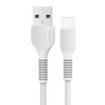 Cable de Datos ROCA   VIT  USB  a Lightning  200cm  2.4A  Blanco
