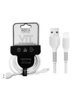 Cable de Datos ROCA   VIT  USB  a Lightning  200cm  2.4A  Blanco - Imagen 2