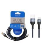 Cable de Datos ROCA   RUDE  USB a microUSB  300cm  2A  Azul - Imagen 3