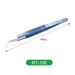 Pinza Cerámica de Precisión   Curva  Aleación de Titanio  RT-15E  Relife - Imagen 3