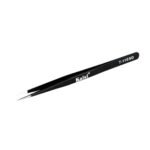 Pinza Recta Antiestática Negra   ESD T-11  Kaisi