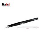 Pinza Recta Antiestática Negra   ESD T-11  Kaisi - Imagen 2