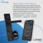 Cerradura Inteligente Táctil   LOQED  Negro  Shelly - Imagen 4