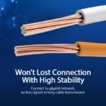 Cable de Red   Cat.6 UTP / 5M / Negro  IBEBJ  Vention - Imagen 3