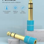 Adaptador de Audio 6.5mm a 3.5mm Macho/Hembra   Azul  VAB-S01-L  Vention