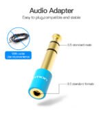 Adaptador de Audio 6.5mm a 3.5mm Macho/Hembra   Azul  VAB-S01-L  Vention - Imagen 4