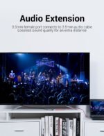 Adaptador de Audio 6.5mm a 3.5mm Macho/Hembra   Azul  VAB-S01-L  Vention - Imagen 7