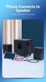 Adaptador de Audio 6.5mm a 3.5mm Macho/Hembra   Azul  VAB-S01-L  Vention - Imagen 8