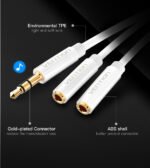 Cable Divisor Stereo 3.5 mm a 2 x3.5 mm Macho/Hembra   0 3M / Negro  BBSBY  Vention - Imagen 5