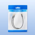 Cable de Audio 2x3.5 mm a 3.5mm Macho/Hembra   0.3M / Negro  BBUBY  Vention - Imagen 6