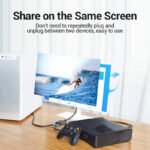 Switch Bidireccional   2 Puertos HDMI / Plateado  AFUH0  Vention - Imagen 3