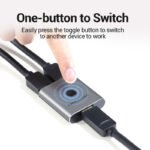 Switch Bidireccional   2 Puertos HDMI / Plateado  AFUH0  Vention - Imagen 4