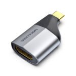 Adaptador USB-C a HDMI   Macho/ Hembra / Aluminio Gris  TCAH0  Vention
