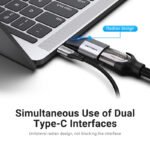 Adaptador USB-C a HDMI   Macho/ Hembra / Aluminio Gris  TCAH0  Vention - Imagen 5