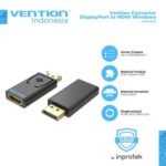 Adaptador DP a HDMI  Macho/ Hembra / Negro  1080p  HBKB0  Vention - Imagen 3