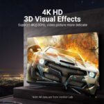 Adaptador Mini HDMI a HDMI Macho/Hembra / Negro   AISB0 Vention - Imagen 2